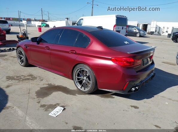 WBSJF0C5XJB282754 2018 BMW M5 Red 