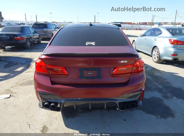 WBSJF0C5XJB282754 2018 BMW M5 Red 
