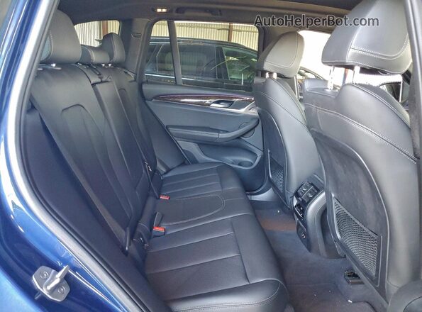 WBX57DP04NN169515 2022 BMW X3 Синий Вид задней части салона