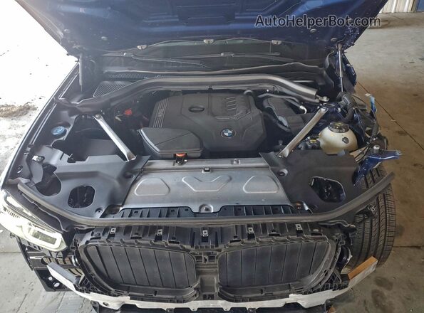 WBX57DP04NN169515 2022 BMW X3 Синий Вид подкапотного пространства