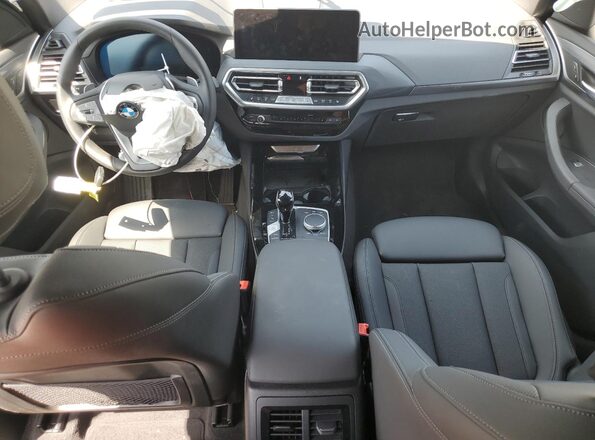 WBX57DP09RN297643 2024 BMW X3 Black Dashboard view