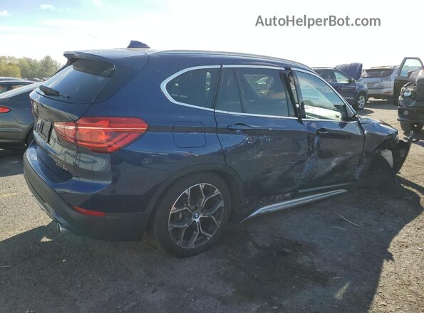 WBXJG9C01L5P22572 2020 BMW X1 Синий Задняя правая четверть
