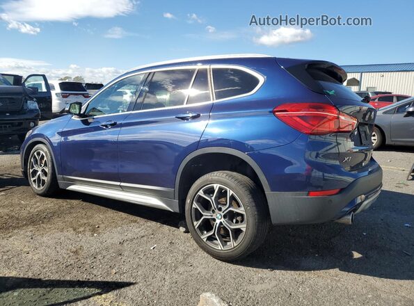 WBXJG9C01L5P22572 2020 BMW X1 Синий Задняя левая четверть