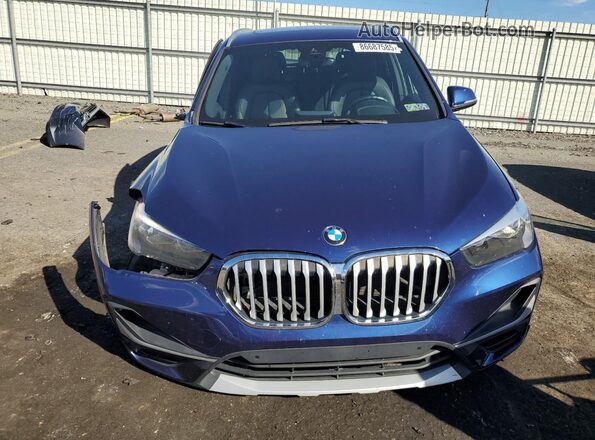 WBXJG9C01L5P22572 2020 BMW X1 Синий Вид спереди