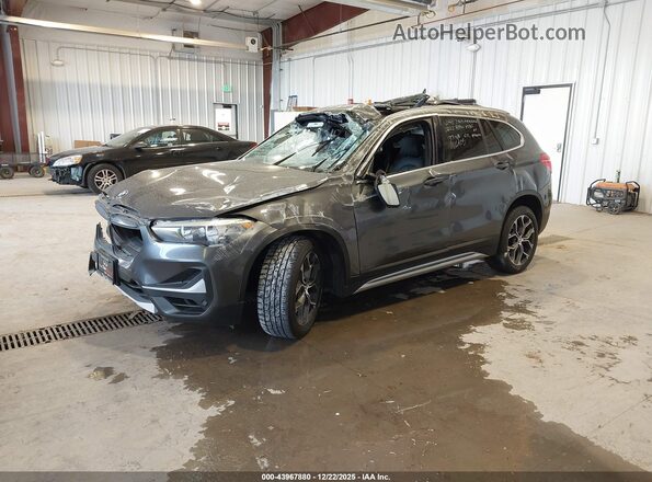 WBXJG9C01N5V23783 2022 BMW X1 Gray Front left