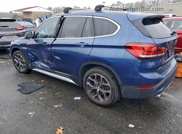 WBXJG9C09N5V20162 2022 BMW X1 Blue უკანა მარცხენა