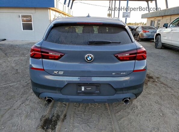 WBXYH9C05M5S06597 2021 BMW X2 Gray Rear view