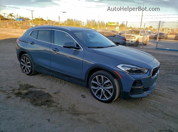 WBXYH9C05M5S06597 2021 BMW X2 Gray Front right