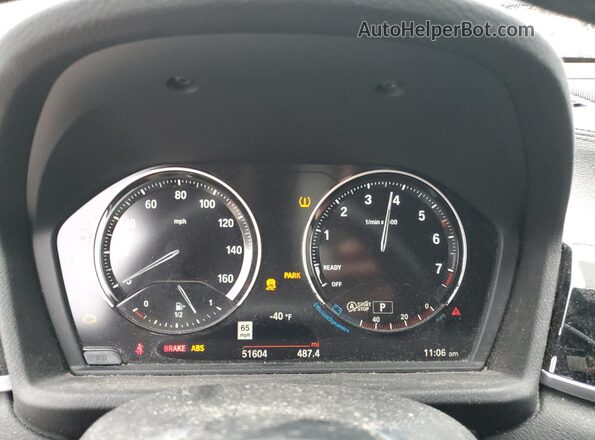 WBXYJ1C09L5P23454 2020 BMW X2 Gray Widok zestawu wskaźników
