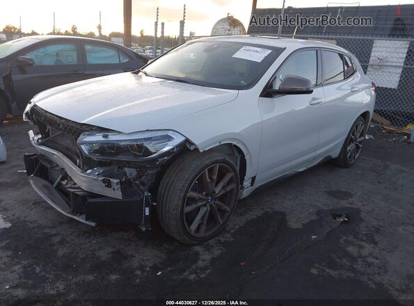 WBXYN1C0XM5S06346 2021 BMW X2 White წინა მარცხენა ხედი სამი მეოთხედიდან