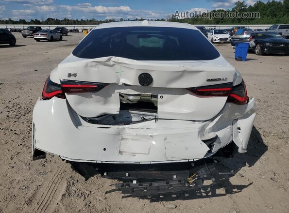WBY23HD09SFU18905 2025 BMW I4 White Вид ззаду