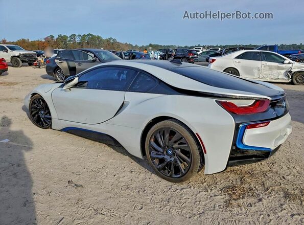 WBY2Z2C51GV675627 2016 BMW I8 White Trasero izquierdo