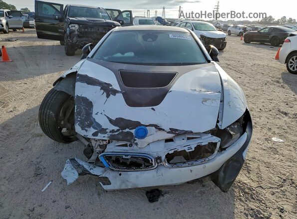 WBY2Z2C51GV675627 2016 BMW I8 White Vista trasera