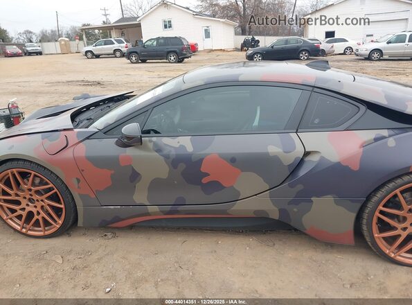 WBY2Z2C56GV675770 2016 BMW I8 Зеленый Панорамный вид салона 360°