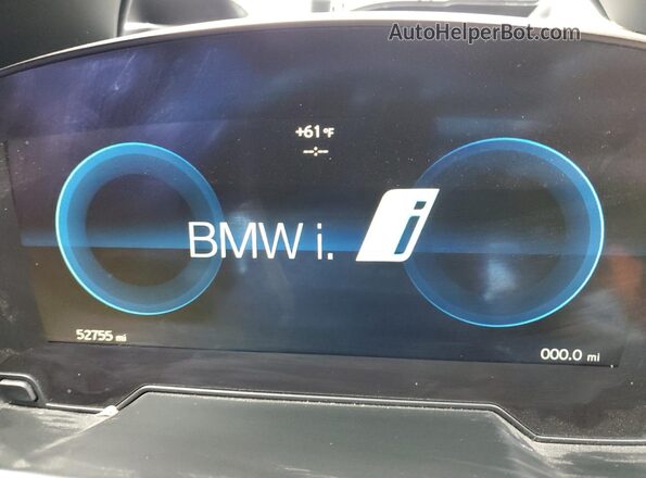 WBY2Z4C53K7D15965 2019 BMW I8 Purple Widok zestawu wskaźników