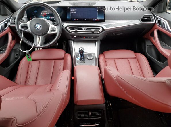WBY33AW09PFP29511 2023 BMW I4 Black Dashboard view