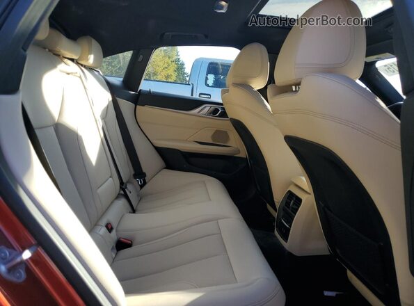 WBY43AW00PFP86510 2023 BMW I4 Оранжевый Вид задних сидений