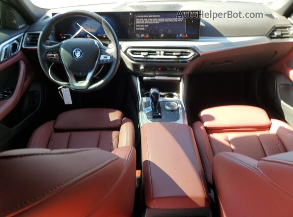 WBY43AW06PFP55570 2023 BMW I4 Black წინა პანელის ხედი