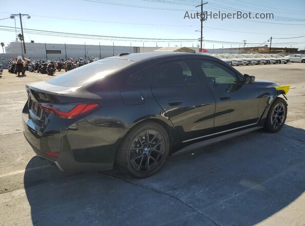 WBY43AW06PFP55570 2023 BMW I4 Black უკანა მარჯვენა
