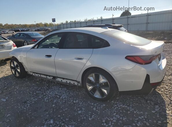 WBY43AW06PFR27435 2023 BMW I4 White უკანა მარცხენა