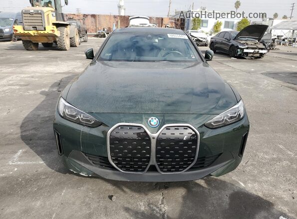 WBY43AW0XRFS55947 2024 BMW I4 Зеленый Вид спереди