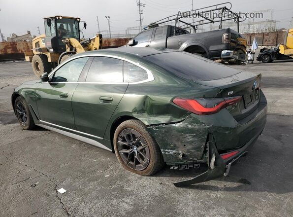 WBY43AW0XRFS55947 2024 BMW I4 Зеленый Задняя левая четверть