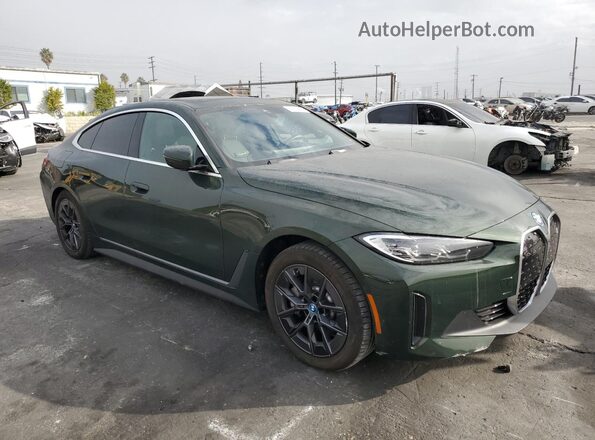 WBY43AW0XRFS55947 2024 BMW I4 Зеленый Передняя правая четверть