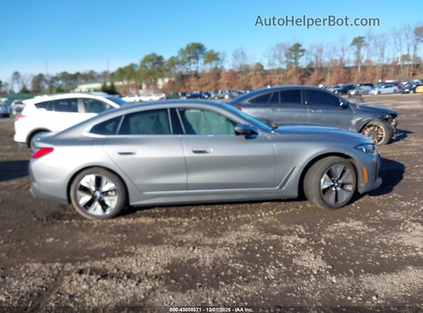 WBY43HD02SFU50314 2025 BMW I4 Gray Вид задньої частини салону