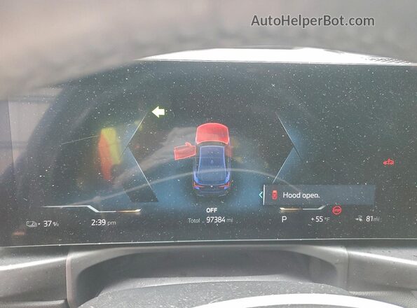 WBY73AW00NFN24240 2022 BMW I4 Blue Vista del cuadro de instrumentos