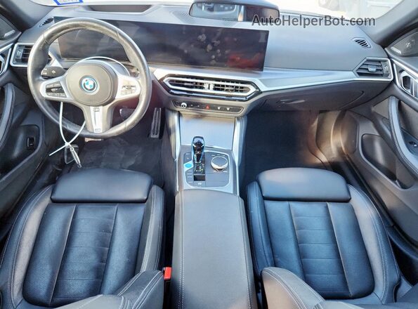 WBY73AW04PFN92589 2023 BMW I4 Charcoal Dashboard view