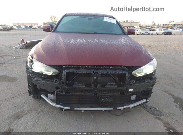 WBY73AW05NFN05084 2022 BMW I4 Бордовый Вид задней части салона