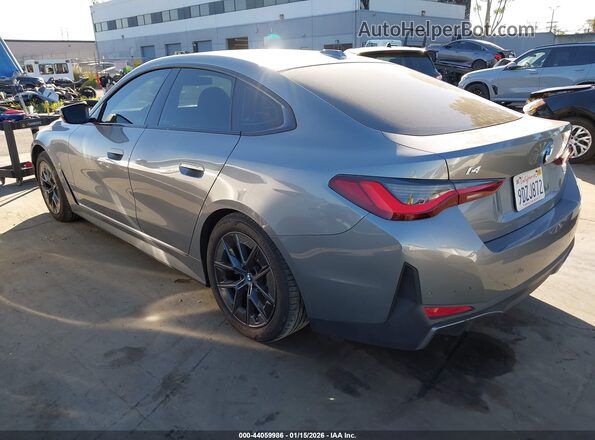 WBY73AW07PFN87435 2023 BMW I4 Gray Trasero izquierdo