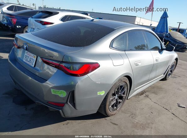 WBY73AW07PFN87435 2023 BMW I4 Gray Trasero derecho