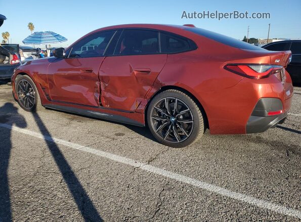 WBY73AW0XPFN76994 2023 BMW I4 Orange Trasero izquierdo