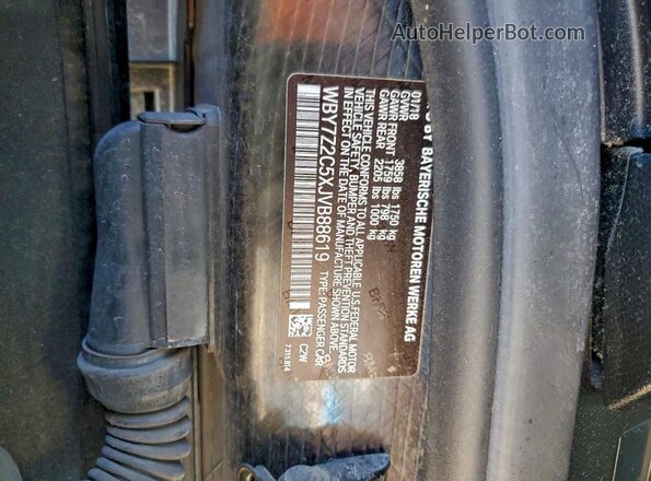 WBY7Z2C5XJVB88619 2018 BMW I3 Black Շարժիչի բաժամունքի տեսք