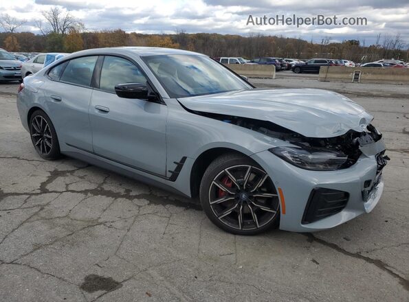 WBY83FB05RFS94188 2024 BMW I4 Gray Передня права чверть