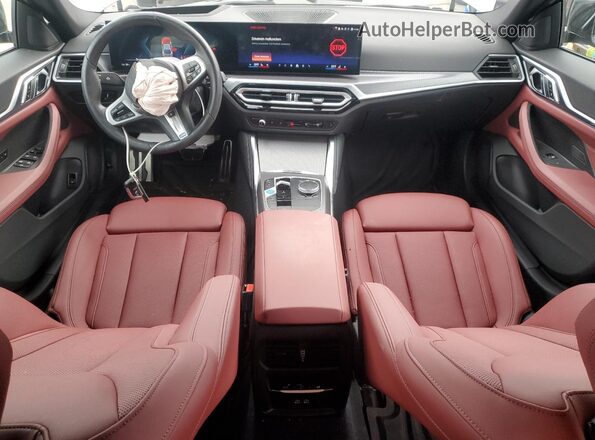 WBY83FB05RFS94188 2024 BMW I4 Gray Вид панелі приладів