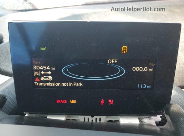 WBY8P2C08L7G68356 2020 BMW I3 Black Instrument cluster view