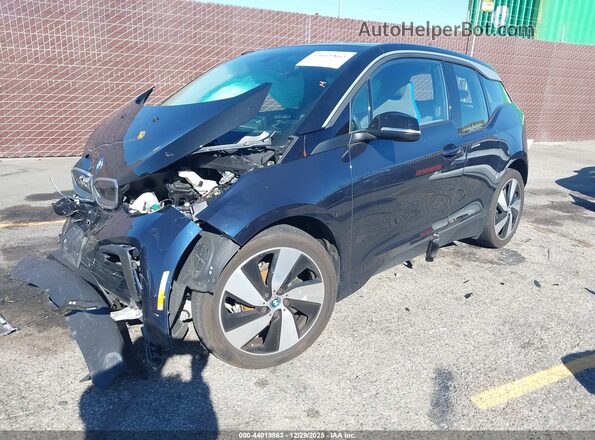 WBY8P2C50K7E51295 2019 BMW I3 Blue წინა მარცხენა ხედი სამი მეოთხედიდან