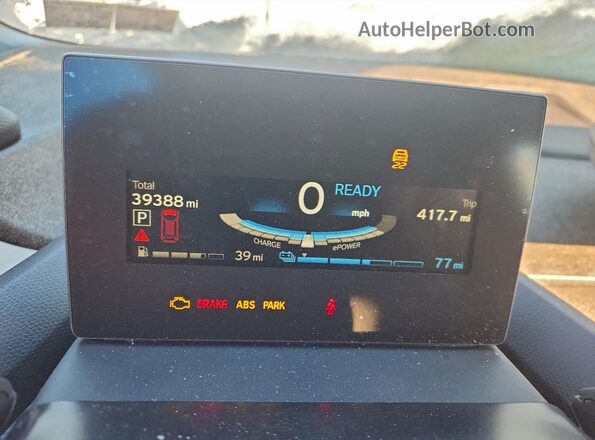 WBY8P8C02L7G79324 2020 BMW I3 Two Tone Вид щитка приладів