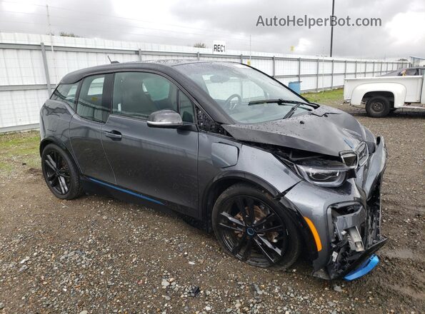 WBY8P8C50K7D42760 2019 BMW I3 Серый Передняя правая четверть