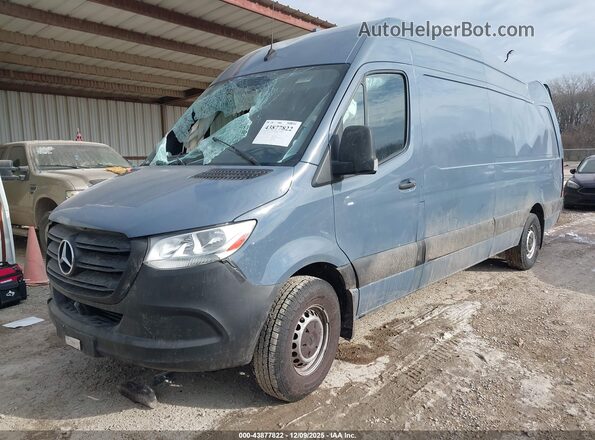WD4PF1CD5KP143253 2019 MERCEDES-BENZ SPRINTER Blue Vista tres cuartos delantera izquierda