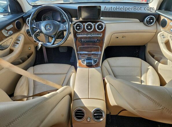 WDC0G4JB1GF058042 2016 MERCEDES-BENZ GLC-CLASS Blue Dashboard view