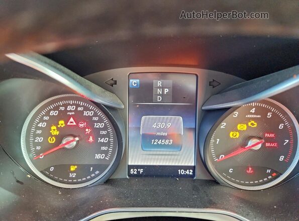 WDC0G4JB9K1000699 2019 MERCEDES-BENZ GLC-CLASS Белый Вид щитка приборов