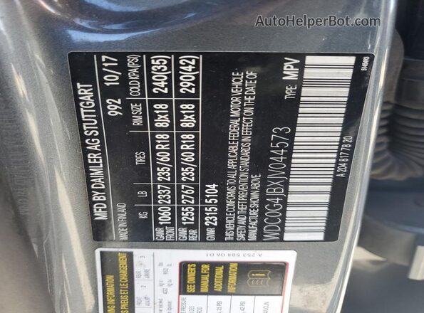 WDC0G4JBXJV044573 2018 MERCEDES-BENZ GLC-CLASS Gray 