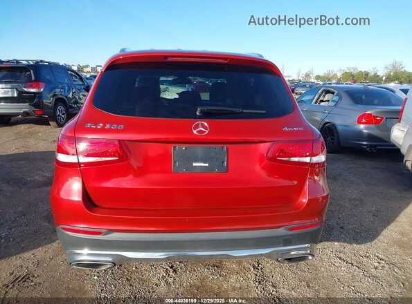 WDC0G4KB0JV089858 2018 MERCEDES-BENZ GLC 300 Red 