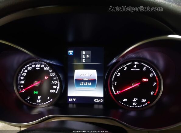 WDC0G4KB1HF143284 2017 MERCEDES-BENZ GLC 300 Blue Widok tylnych siedzeń