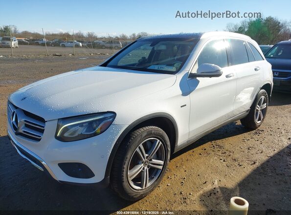 WDC0G5EB2KF544917 2019 MERCEDES-BENZ GLC 350E White წინა მარცხენა ხედი სამი მეოთხედიდან