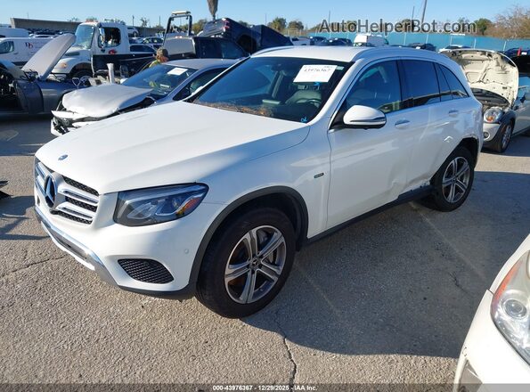 WDC0G5EB2KF619938 2019 MERCEDES-BENZ GLC 350E White წინა მარცხენა ხედი სამი მეოთხედიდან