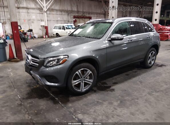 WDC0G5EB8KF525532 2019 MERCEDES-BENZ GLC 350E Gray წინა მარცხენა ხედი სამი მეოთხედიდან
